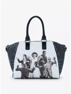 Loungefly Universal Monsters Glow-In-The-Dark Satchel Bag NWT